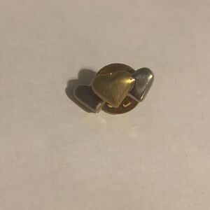 Mix Metal Heart Pin